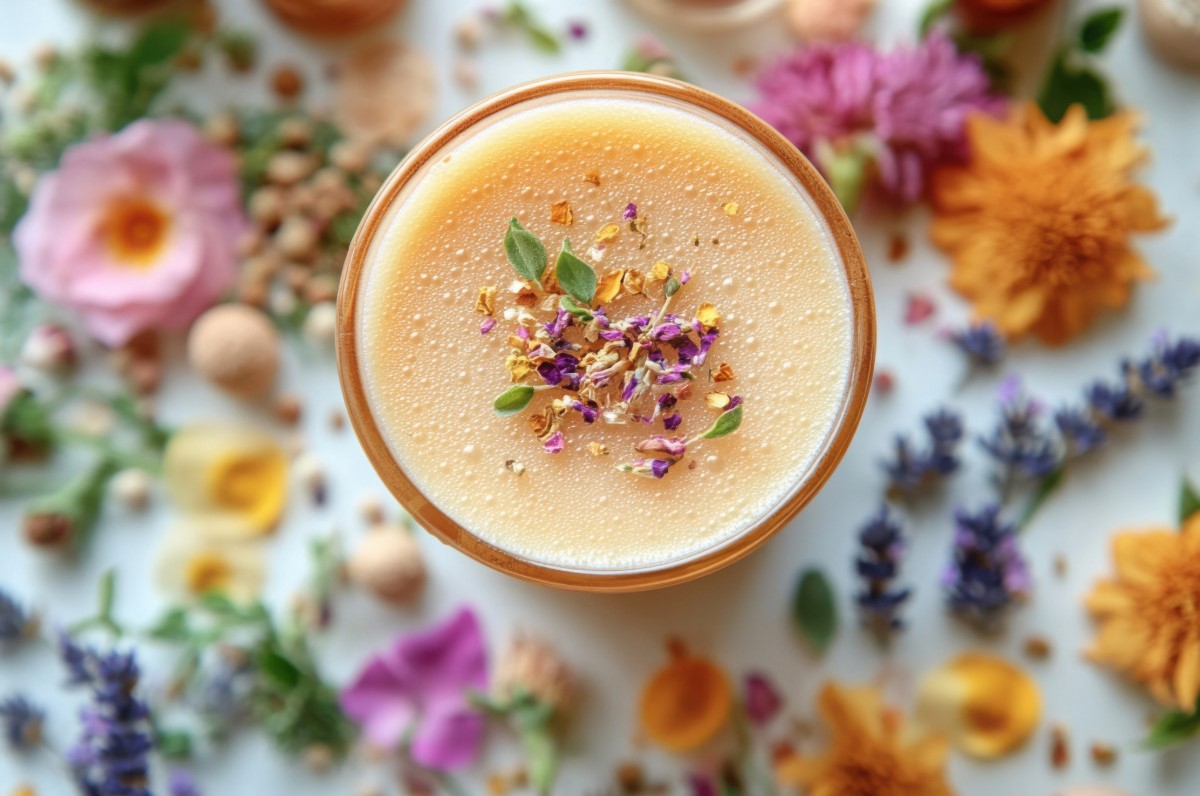 Shine on mit dem Ayurveda Glow Latte Smoothie
