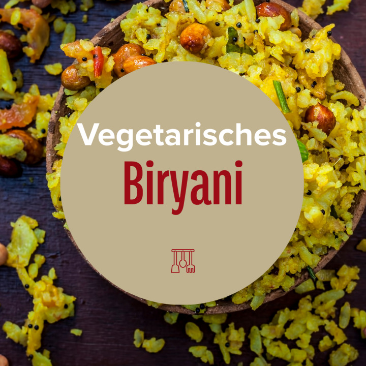 Vegetarisches indisches Reisgericht Biryani - Ayurveda Küche