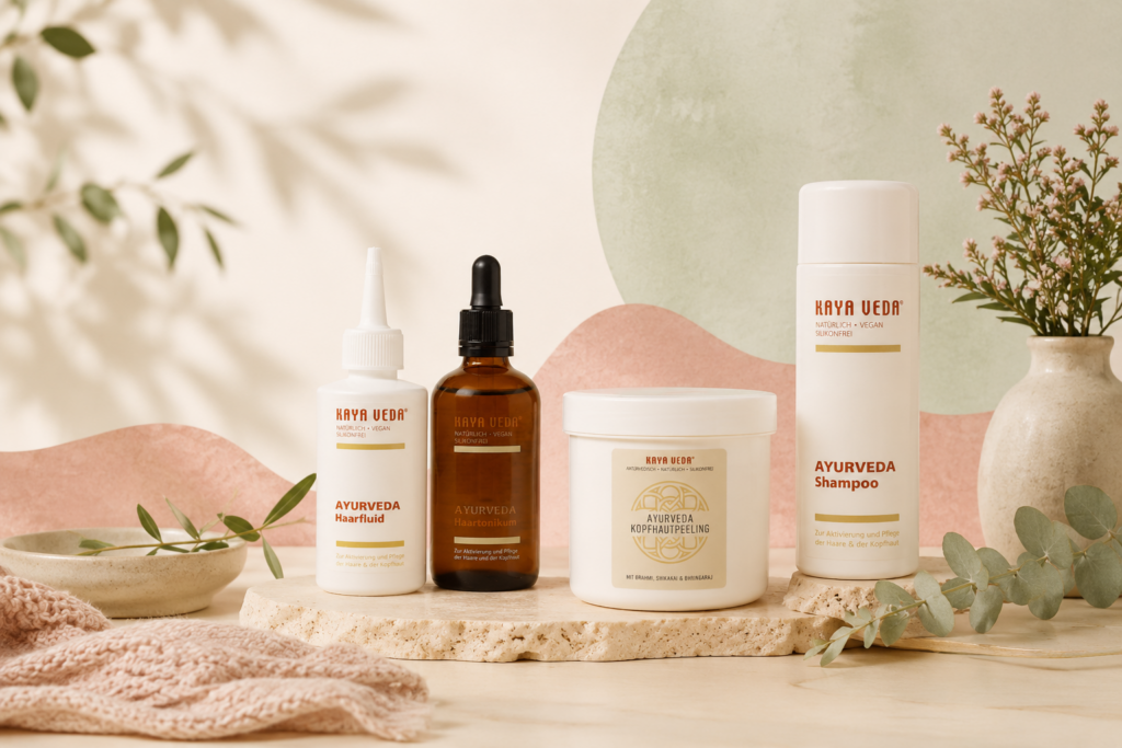 Kaya Veda Ayurveda Haarausfall Produkte mit Kräutern Natur