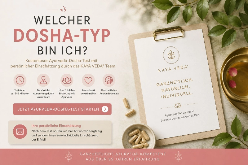 Welcher Dosha-Typ bin ich? Finden Sie es kostenlos heraus.