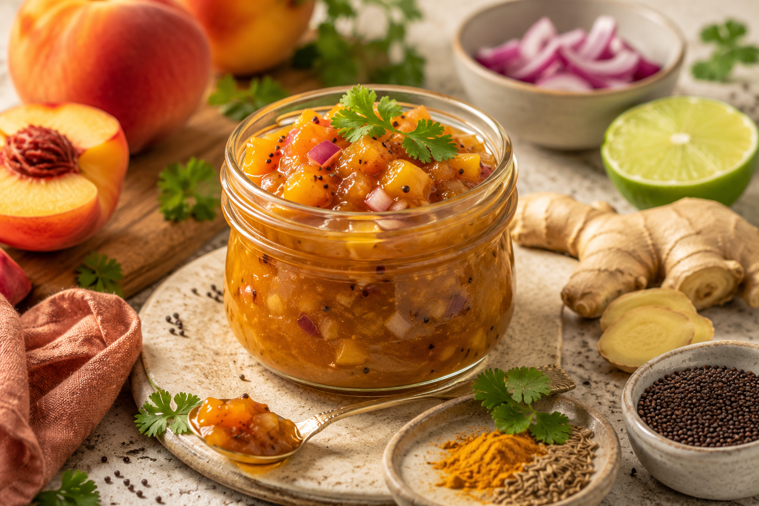 Ayurveda Pfirsich-Chutney